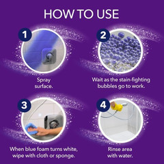 Kaboom 57037-35270 19 Oz Foam-Tastic Bathroom Cleaner with Oxi Clean (3 Pack)