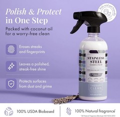 Therapy Stainless Steel Cleaner Polish Lavender Spray