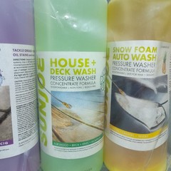 Sun Joe 3 Pack Pressure Washer Concentrate Formula, Biodegradable Detergent Trio