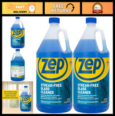 Streak-Free Glass Cleaner – 1 Gallon (Case of 2) – Crystal Clear Windows & Mirro