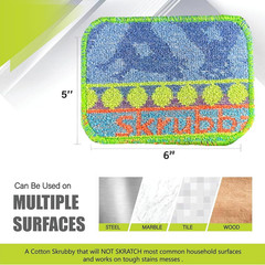 Wet-It Skrubba Non-Scratch Scouring Pad – European Scrubby Sponge for Kitchen Cl