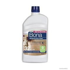 Hardwood Floor Polish 32 oz High Gloss Shine Protects Wood Floors 500 sq ft