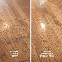 Hardwood Floor Cleaner and Polish Restorer Combo – 2 Pack – High-Traffic