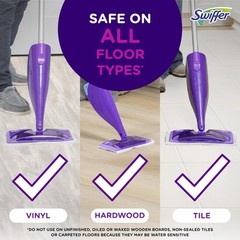 Swiffer WetJet Multi-Purpose Floor Cleaner Solution with Febreze Refill, Hardwo