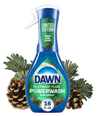 Dawn Powerwash Spray, Dish Soap, Fresh Pine, Christmas Tree Scent, 1 Starter Kit