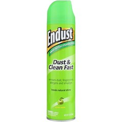 2 Pack Endust Multi-Surface Dusting & Cleaning Spray Aerosol, Green Apple, 10 oz
