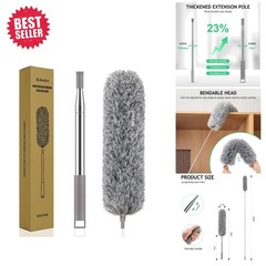 Telescoping Microfiber Duster 100-Inch – Ideal for High Ceilings and Furniture