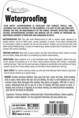 STAR BRITE Waterproofing Fabric Treatment w/ PTEF & Stain Protection 22oz 3 Pack