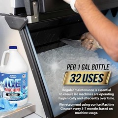 Ice Machine Cleaner – 1 Gallon Descaler – Nickel-Safe, Universal for Ice Makers