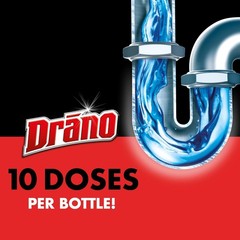 Drano Max Gel Drain Clog Remover, 160 Ounces, 2 Count