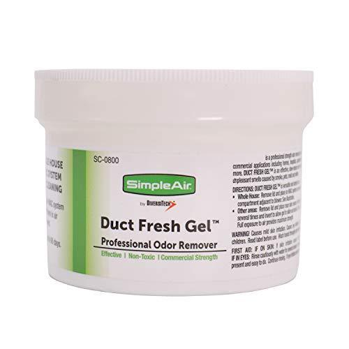 SimpleAir Duct Fesh Gel HVAC Air Freshener, Cleaner, Deodorizer Non Toxic for
