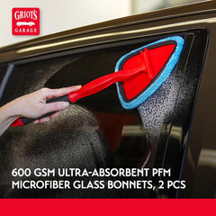 2-In-1 Easy Reach Detailing Wand, Extended Reach for Windshield, Window, Mirror,
