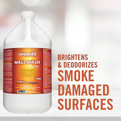 Wall Wash with Biosolv, Multipurpose Degreaser for Walls and Smoke Damage, Hard