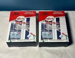 Fuller “Full Crystal” Window Glass Cleaner Refill 2 Boxes 2 Packs Per Box NEW