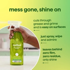 method All-Purpose Cleaner Spray, Lime + Sea 28 Fl Oz (Pack of 4), White