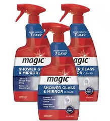 New Magic 28 oz. Glass Cleaner Spray for Shower and Mirror 3-Pack