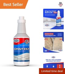 Clean-eez Grout-eez: Super Heavy-Duty Grout Cleaner, 32 oz – Natural & Unscented