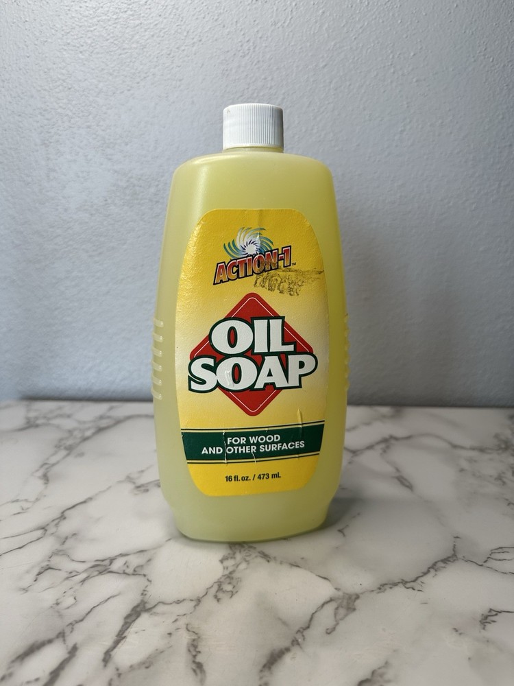 Action-1 Oil Soap. For Wood And Other Surfaces. New. 16oz / 473ml.