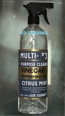 LUX CLEAN ~ VINEGAR + PEPPERMINT Kitchen Refresher CLEANER 946ml CITRUS MINT