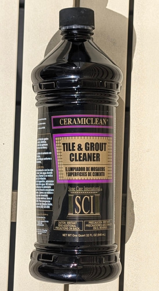 SCI Tile & Grout Cleaner Concentrate 32oz makes 16 gallons