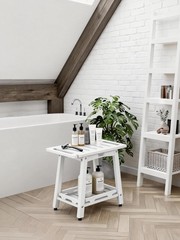 Shower Bench Seat, Non-Slip Shower Benches for Inside Shower to Sit on, HDPE W