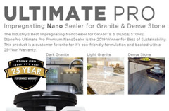 StonePro Ultimate Pro Nano Sealer 1 Quart 32 Fl Oz Sealing Granite Slate Dense Q