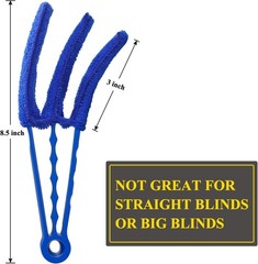8.5″ Microfiber Blind Cleaner Brush: Lightweight Tool for Hassle-Free Dusting