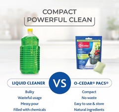 O-Cedar PACS Hard Floor Cleaner Crisp Citrus 10 Count