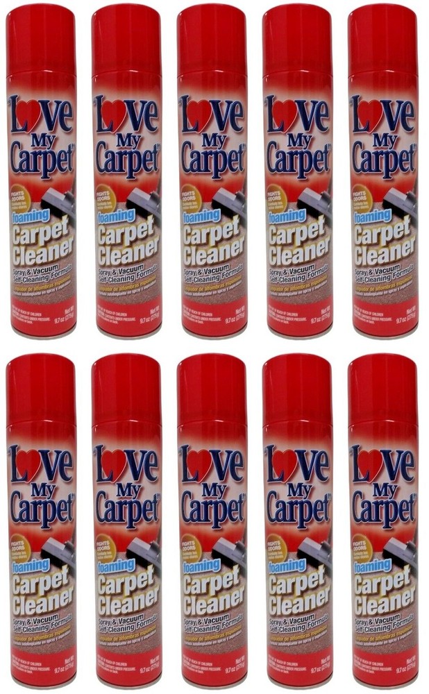 ( LOT 10 ) Love My. Carpet Foaming Cleaner, Fights Odor, Spray & Vacuum 9.7 OzEa