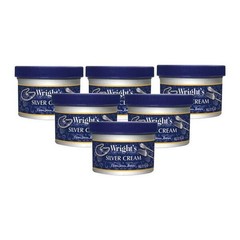 Wright’s ( 6 Pack ). Silver Polish Cream Cleans, Shines & Restores Ready to Use