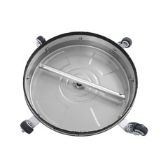Modern 18-inch Surface Cleaner Stainless Steel Surface Cleaner with 4 Wheels NEW
