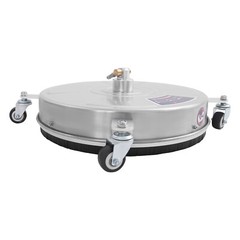 Modern 18-inch Surface Cleaner Stainless Steel Surface Cleaner with 4 Wheels NEW