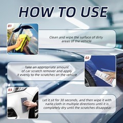 Kit Para Quitar Rayones De Pintura En Carro Auto Elimina Rasguños Rapido Set #1