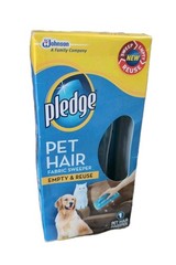 Pledge Fabric Sweeper Pet Hair Multi Use Reusable Traps Cat & Dog Fur Reuse NEW