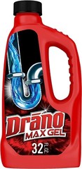 Drano Max Gel Drain Clog Remover, 32 oz – Unclogs Showers and Sinks.