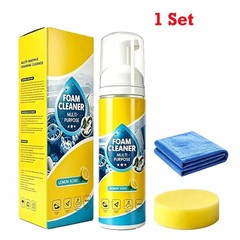 4-in-1 Multi-Enzyme Foam Cleaner, All-Purpose Spray 150ml with Sponge & Towel