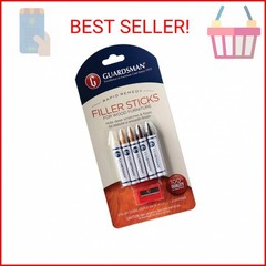 Guardsman Wax Wood Furniture Filler Sticks, Furniture Scratch Repair Kit for Woo