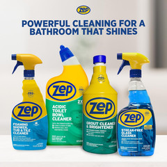 Grout Cleaner and Brightener – 32 Ounce (1 Bottle) – ZU104632 – Deep Cleaning Fo