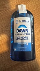Ultra Platinum Foam Dishwashing Foam, Fresh Rapids Scent, 30.9 Fl Oz (Packaging