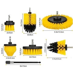 7 Pcs Drill Brush Attachment Set, Power Cleaning Scrub Brush Kit with Extend Lon