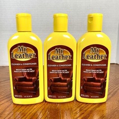 Lot of 3 ~ Mr. Leather ~ Liquid Cleaner & Conditioner 8 oz / 237 ml ~ 708093 USA