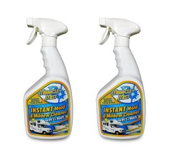 Miraclemist Instant Mold and Mildew Spray Remover for RV and Boat Exterioran 2Pk