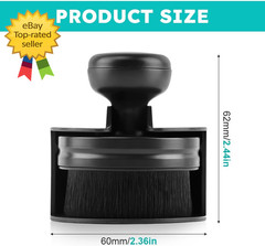 Auto Detail Brush Set 2 Pack Tire Shine Applicator High Density Car Wash Kit
