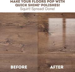 Hardwood Floor Luster-Polish 64Oz-4Pk | Plant-Derived W/Carnauba | Safer Choice,