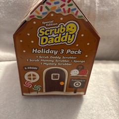 Scrub Daddy Special Edition Gingerbread House Sponges 3ct Holiday Pack Mystery