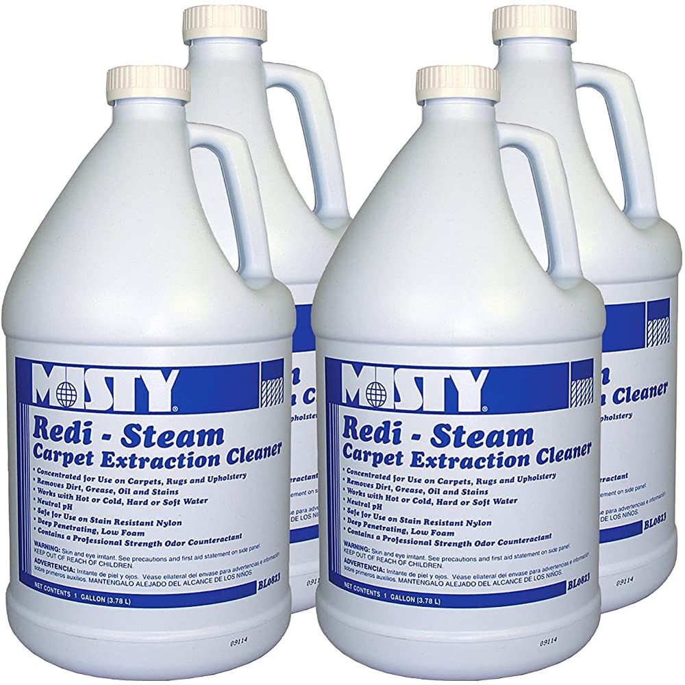 MISTY Redi-Steam Carpet Extraction Cleaner and Deodorizer 1 Gallon 1038771 (Case