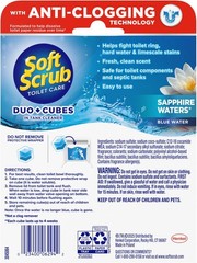 Soft Scrub In-Tank Toilet Cleaner Duo-Cubes, Sapphire Waters, 4 Count | Fight…