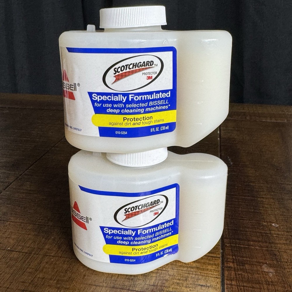 Scotchgard Protector 3M Bissell 8oz Carpet Upholstery Protector Refill New 2 Lot
