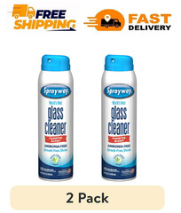 (2 pack) Sprayway Glass Cleaner, 19 fl oz, Ammonia-Free, Streak-Free Foaming…