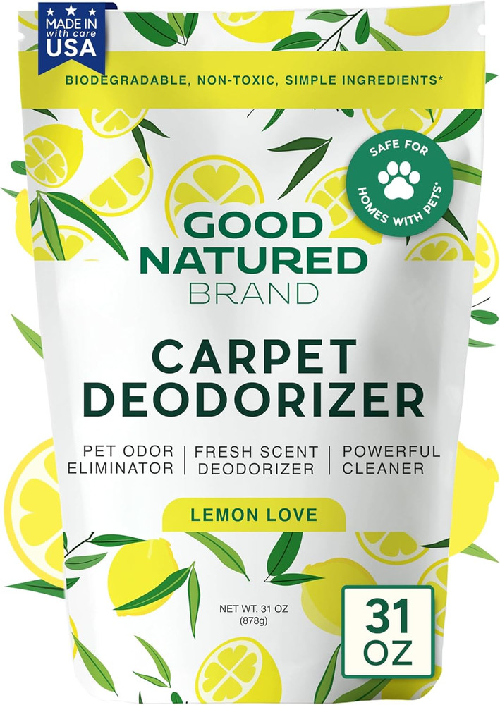 | Carpet Deodorizer & Freshener Powder | 31 Oz Pet Odor Eliminator for Strong Od